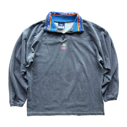 RARE 90s Rip Curl 1/4 Zip Jumper | L