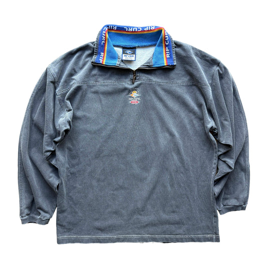 RARE 90s Rip Curl 1/4 Zip Jumper | L