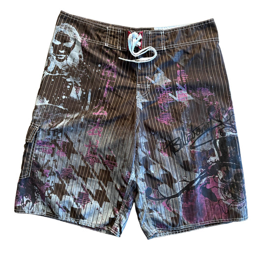 Vintage Billabong Graffiti Boardies | W36"